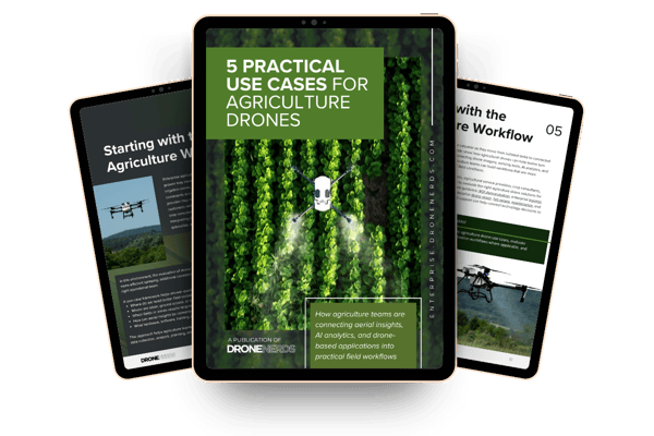 5 Practical Use Cases for Agriculture Drones - Ebook Graphic